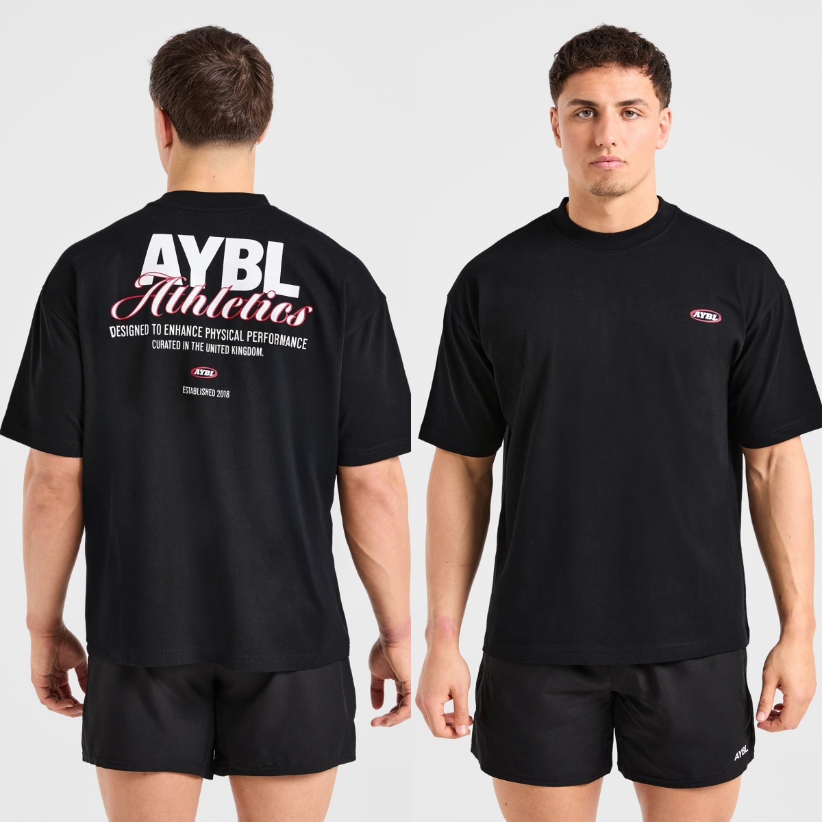 Streetwear Gym Brand - Athletics Script Oversized Fashion GYM Fitness