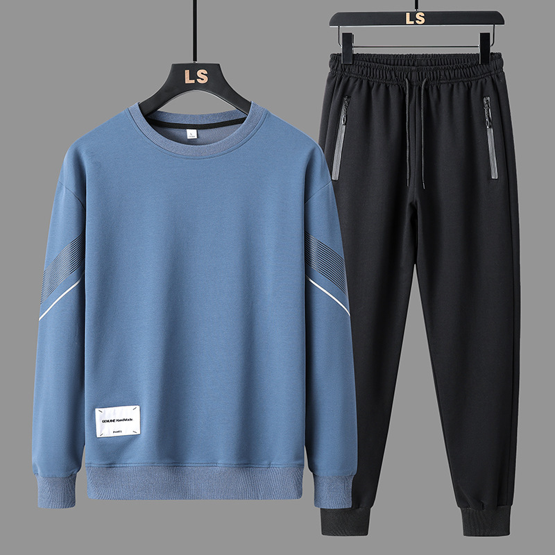Men's Casual 2-Piece Sportswea - огляд і ціна Streetwear Zipper