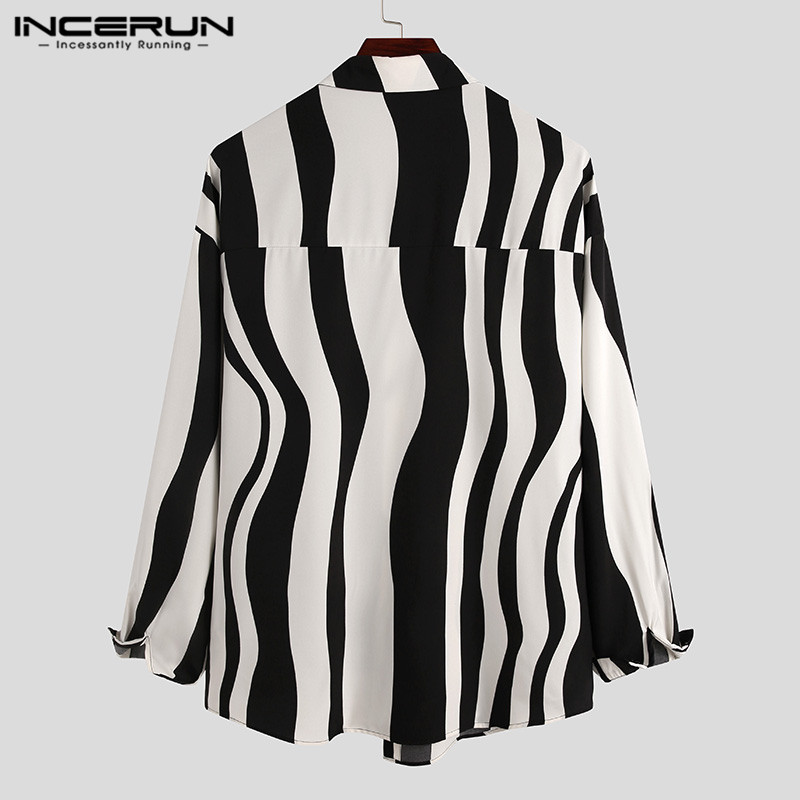 2026 Men Striped Patchwork Shi - огляд і ціна Streetwear Brands 2026