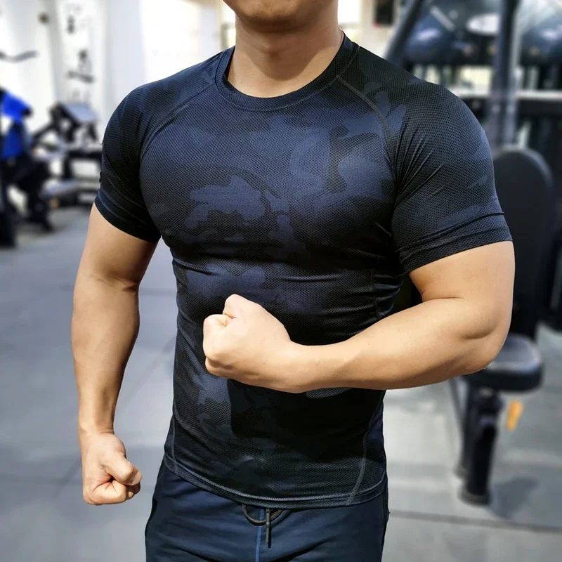 Men Compression T-shirt Male S - огляд і ціна Streetwear Brand Clothing