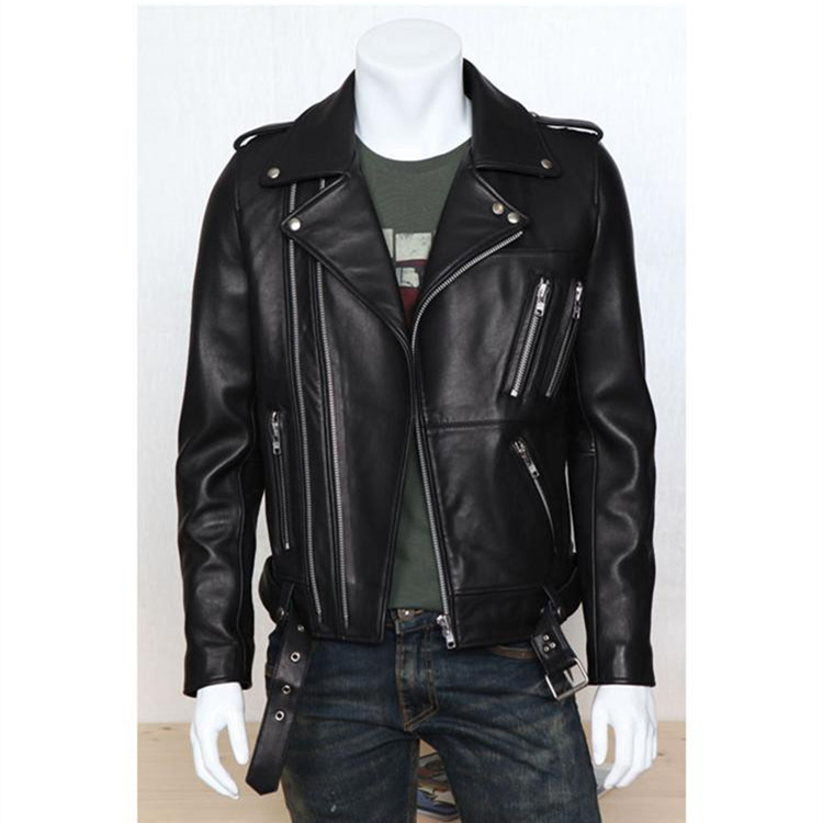 Motorcycle PU Leather Jacket f - огляд і ціна Streetwear Brand Jacket