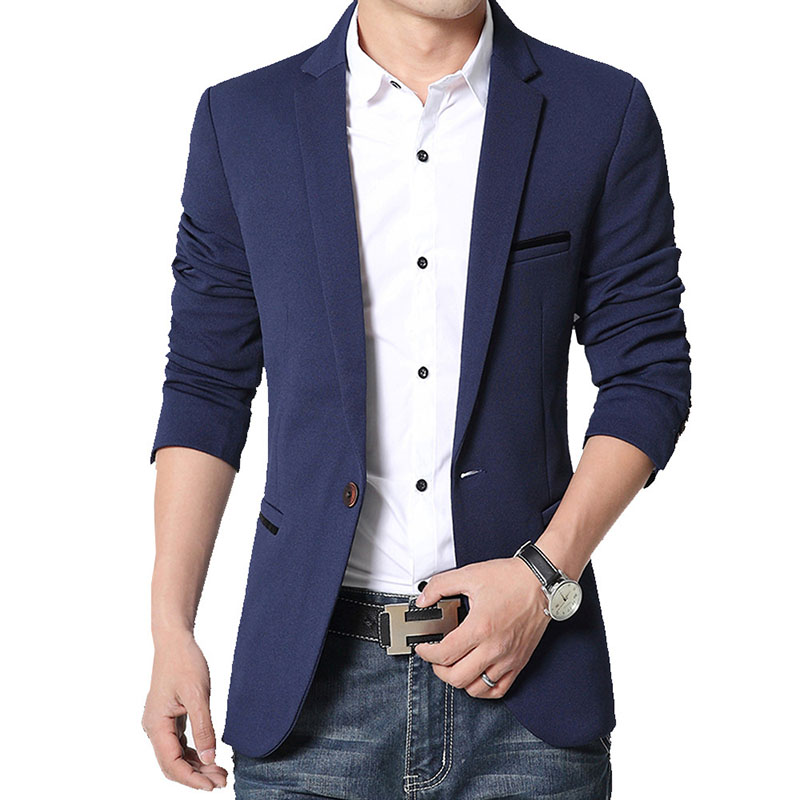 5XL-M Brand Mens Casual Blazer - огляд і ціна Streetwear Brand Jacket