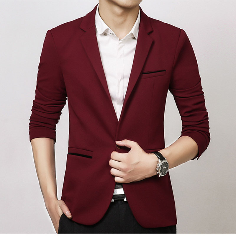 5XL-M Brand Mens Casual Blazer - огляд і ціна Streetwear Brand Jacket