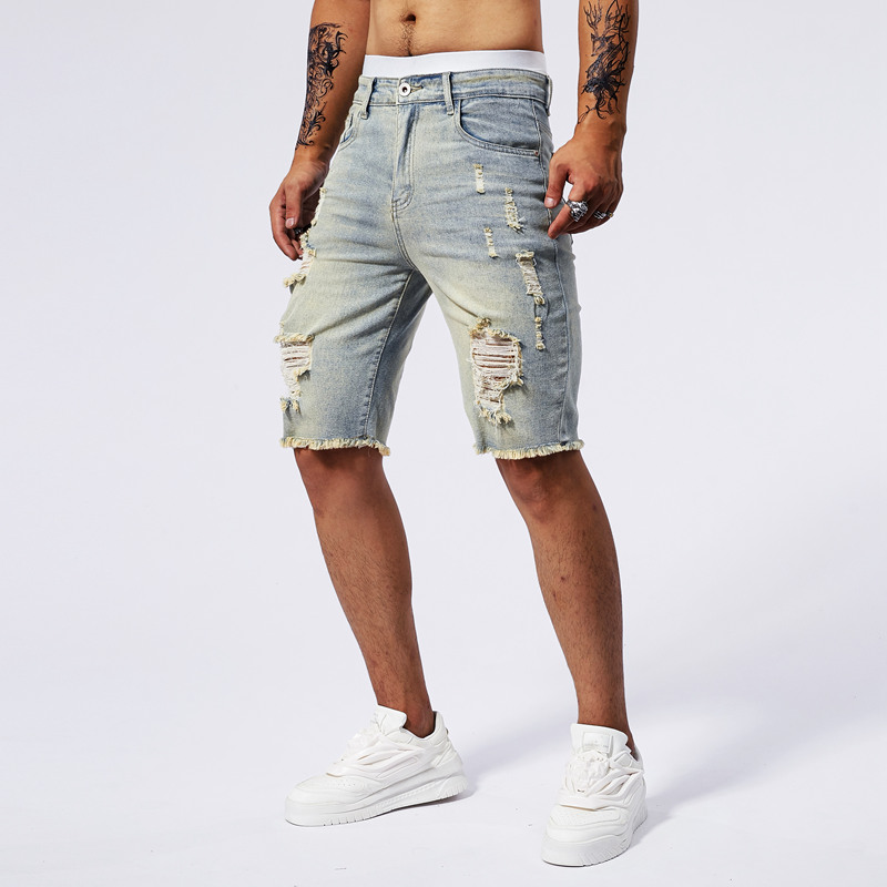 2025 Summer New Men's Ripped D - огляд і ціна Streetwear Brand Jacket