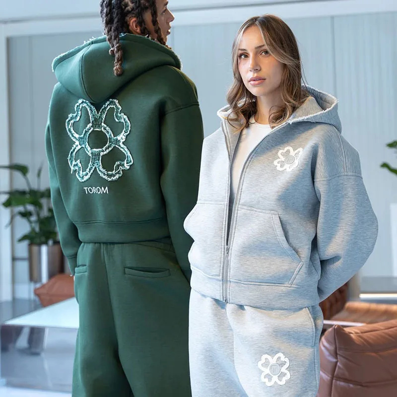 Spring Autumn Oversized 4 Leaf - огляд і ціна Streetwear Zipper
