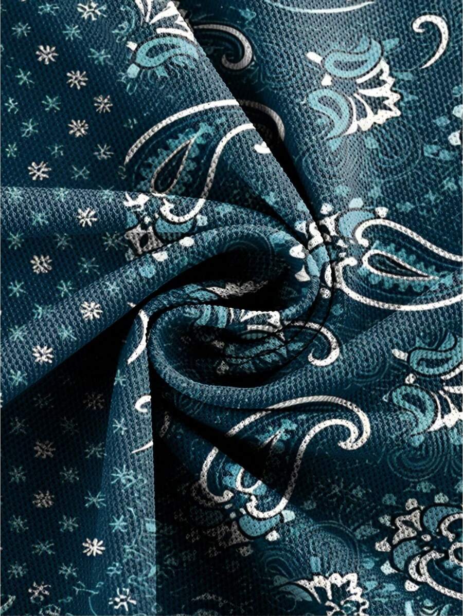 Men's Summer Casual  Paisley B - огляд і ціна Streetwear Zipper