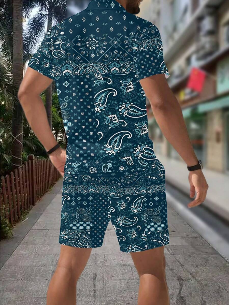 Men's Summer Casual  Paisley B - огляд і ціна Streetwear Zipper