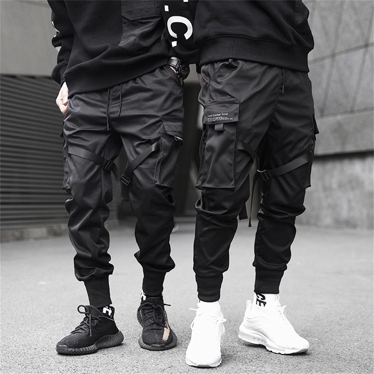 Black Hip Hop Cargo Pants Summ - огляд і ціна Streetwear Brand Jacket