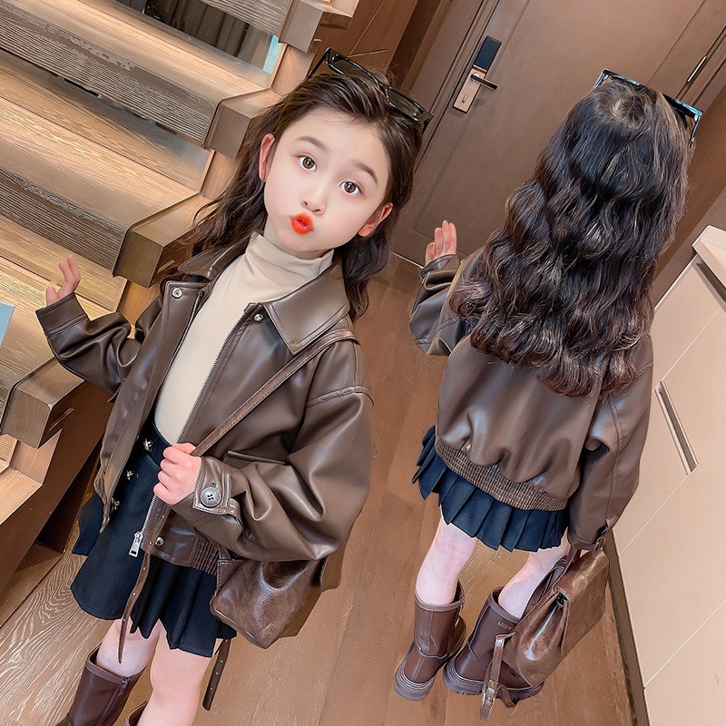 1-14 Years Girls Lapel Short P - огляд і ціна Streetwear Zipper