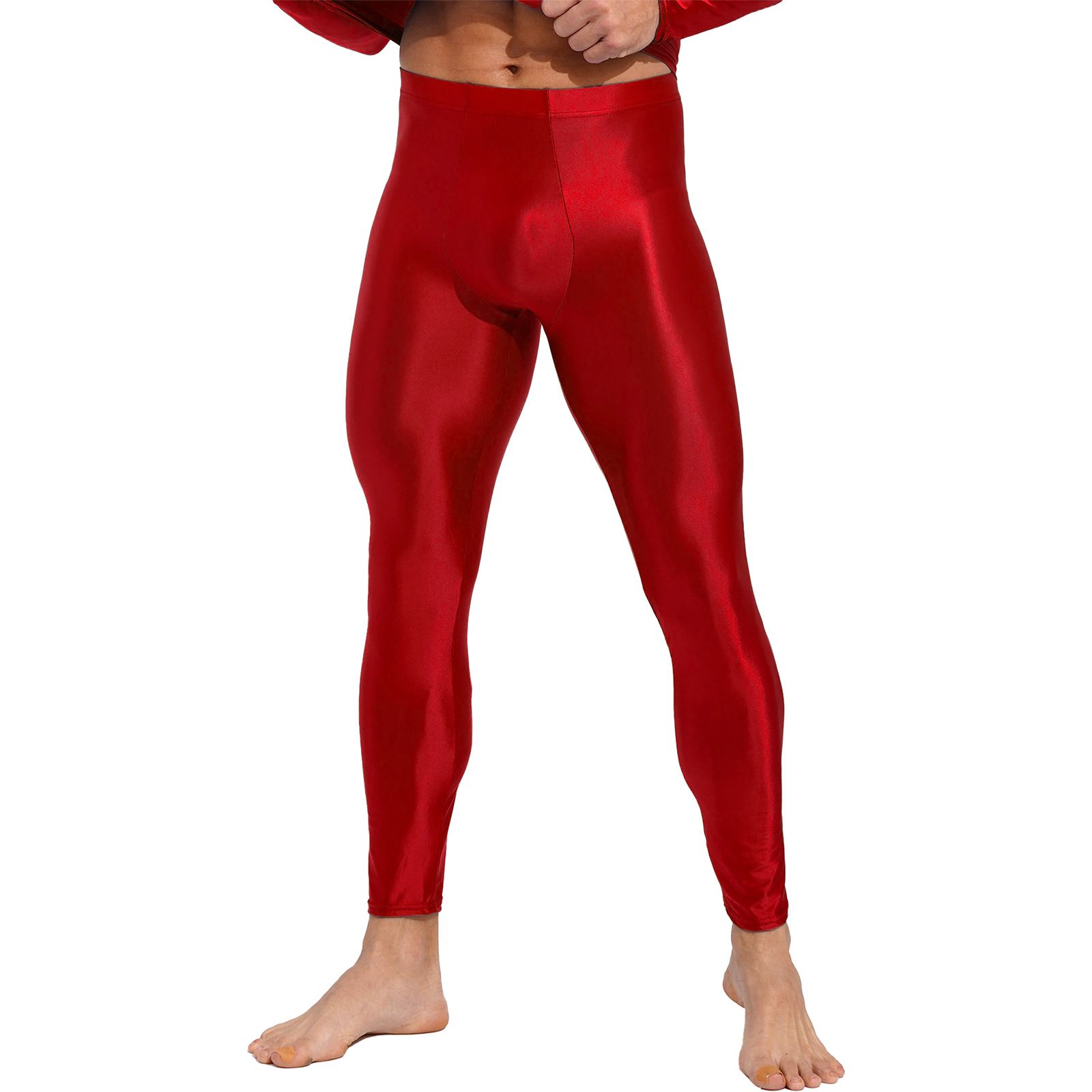 Men's Glossy Oil Tights Long P - огляд і ціна Streetwear Brand Clothing