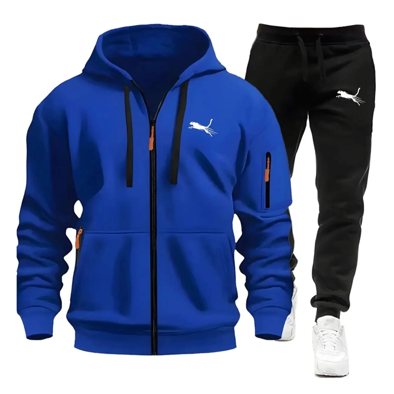 Men Casual Sweatshirt Suit Dai - огляд і ціна Streetwear Zipper