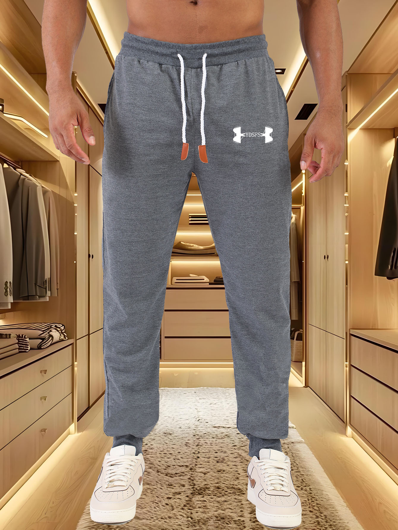 Men Jogger Pants Sport Brand L - огляд і ціна Streetwear Brand Logos